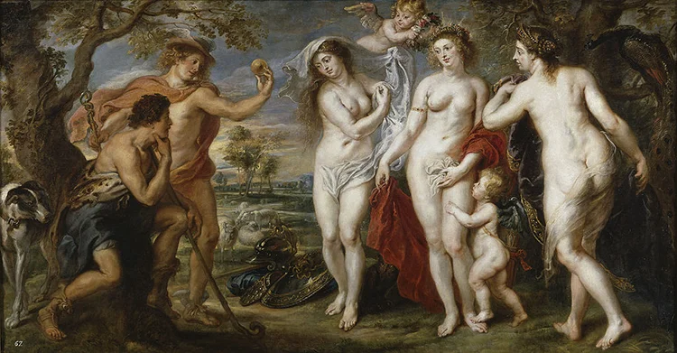 Peter Paul Rubens - The Judgement of Paris (1638-1639)